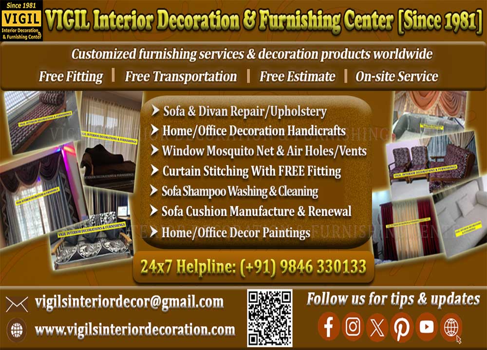 VIGIL Interior Decoration Trivandrum Services Products